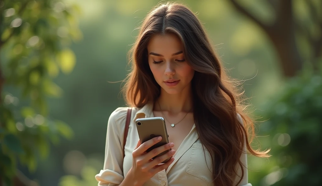 スマホをいじっている女風ユーザーの画像