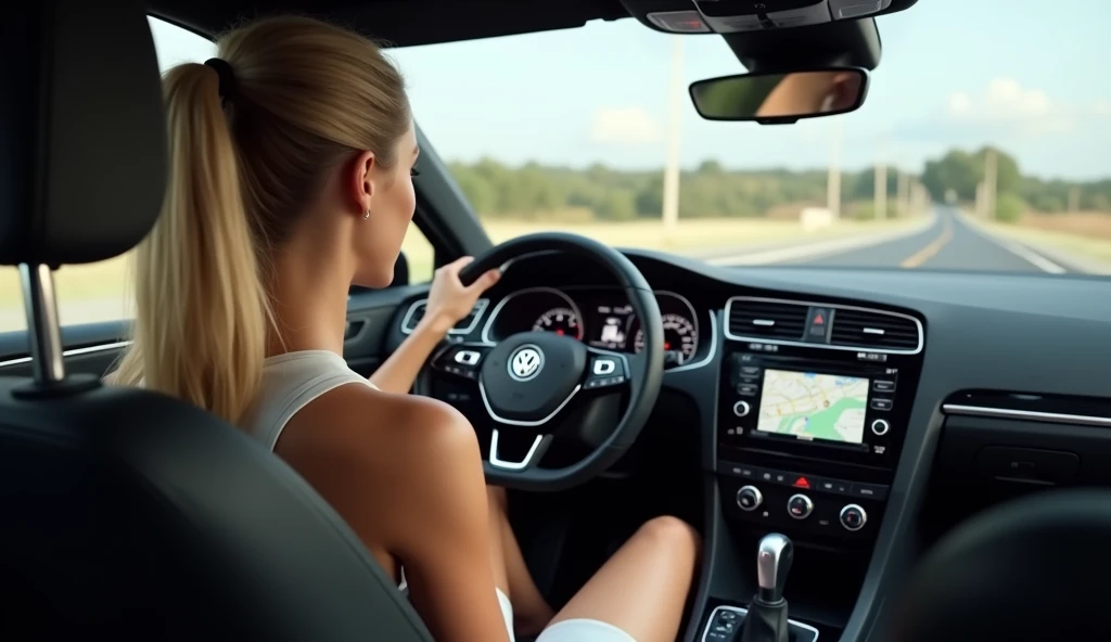 車を運転している女風ユーザーの画像