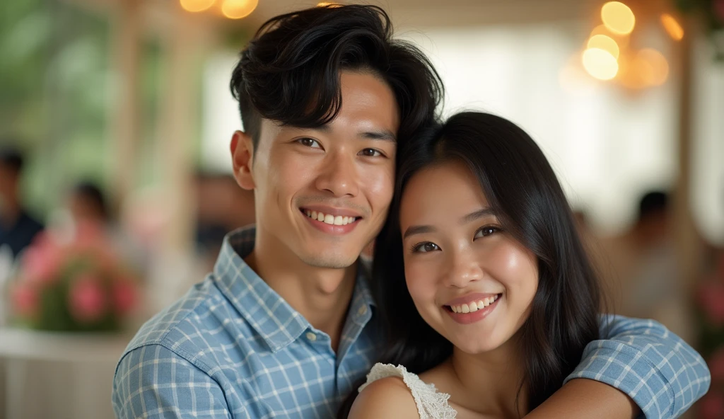 肩を寄せ合っている女風ユーザーと女性用風俗セラピスト