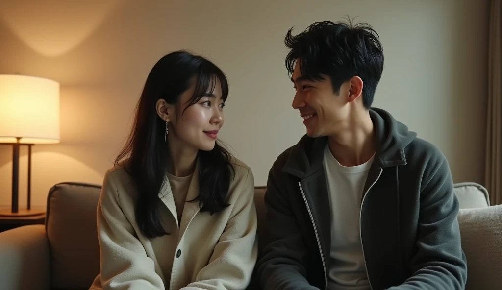 ホテルで女風ユーザーにカウンセリングする女性用風俗セラピストの画像