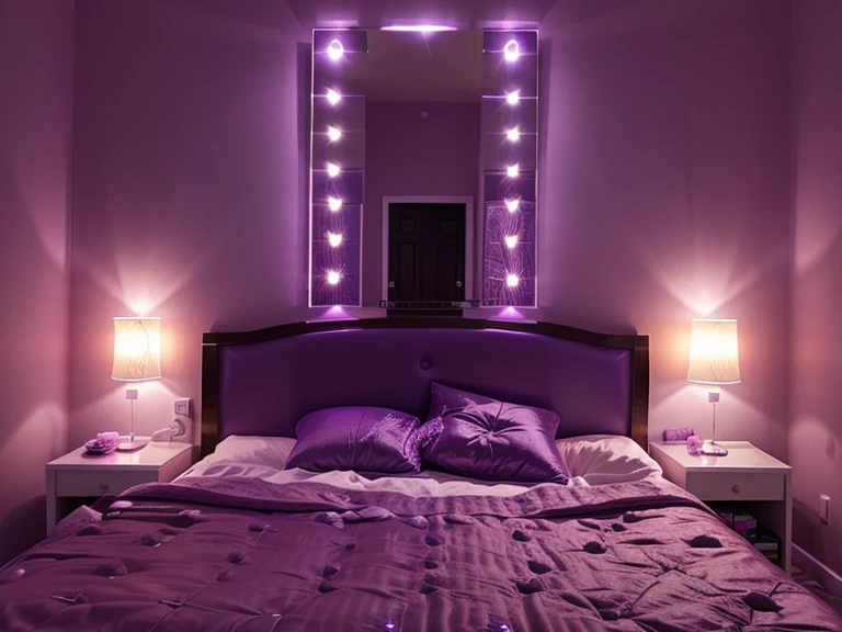 ラブホテルのベッドの画像