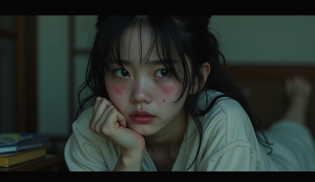 泣きはらした様子の女風ユーザーの画像