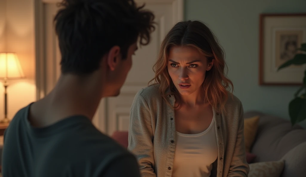 女性用風俗セラピストに説教をしている女風ユーザーの画像