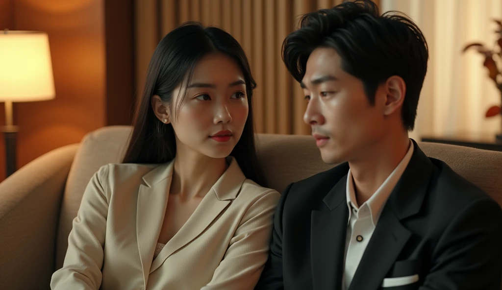 会話している女性用風俗セラピストと女風ユーザーの画像