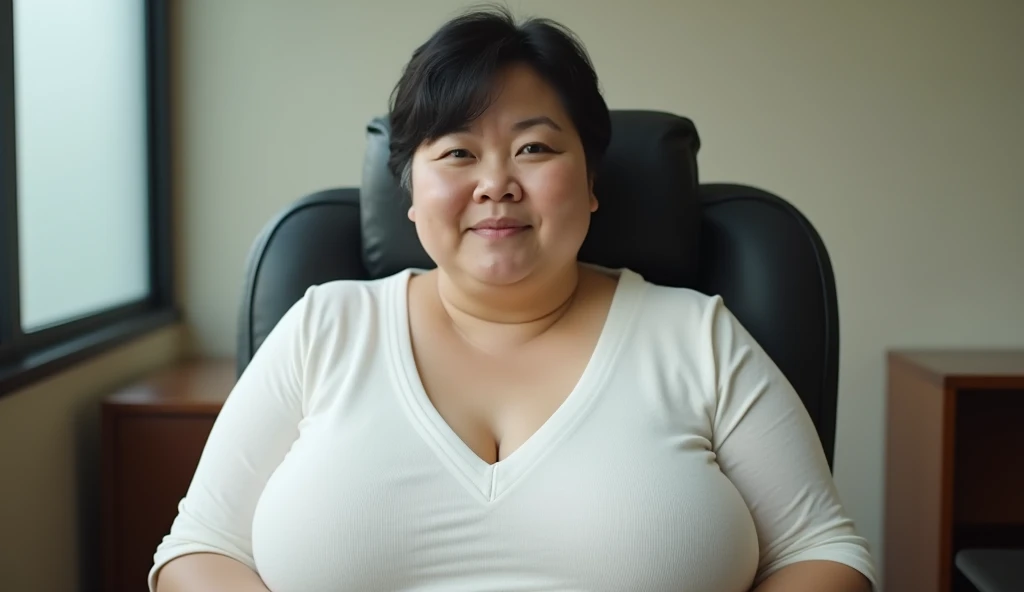 ふくよかな女性の画像