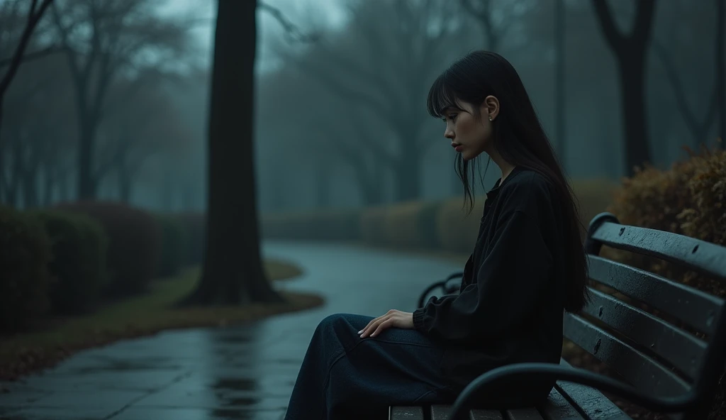 セックスレスでうつむいている女性の画像