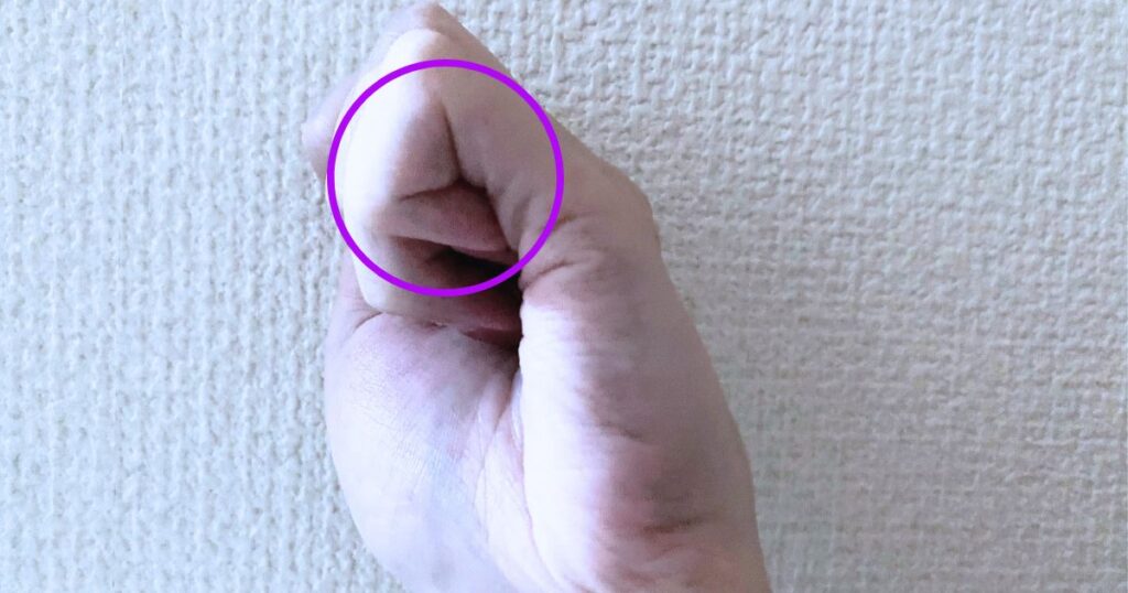 女性の手で膣を再現するような画像